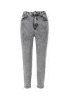 Ciemnoszare Jeansy Mom Fit Phikharei
