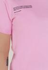 Różowy T-shirt Kaphithoe