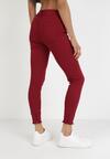 Bordowe Spodnie Skinny Dalinia
