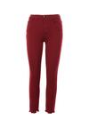 Bordowe Spodnie Skinny Dalinia