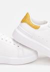 Biało-Żółte Sneakersy Buthophor