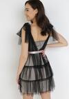 Czarno-Beżowa Sukienka Ianore