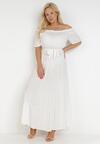 Biała Sukienka Theamethe