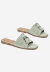 Jasnozielone Klapki Thalyxo