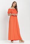 Pomarańczowa Sukienka Jilaith