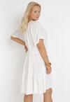 Biała Sukienka Amphas