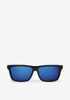 Czarno-Niebieskie Okulary Przeciwsłoneczne Amenneg