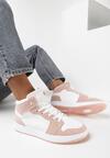 Biało-Różowe Sneakersy Veledoc