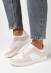 Biało-Różowe Sneakersy Treman