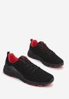 Czarno-Czerwone Buty Sportowe Rehael