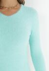 Niebieski Sweter Wełniany Panaris
