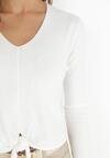 Biały Sweter Anastala