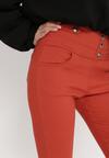Pomarańczowe Spodnie Skinny Khlorede