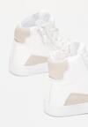 Beżowo-Białe Buty Sportowe Madorisse