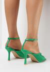 Zielone Sandały Iromeda