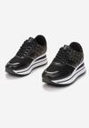 Czarne Sneakersy Aegobe