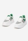 Biało-Zielone Sneakersy Sophaia