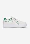 Biało-Zielone Sneakersy Coranie