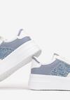 Biało-Niebieskie Sneakersy Orope