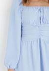 Niebieska Sukienka Auxede