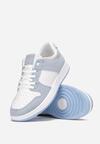 Biało-Niebieskie Sneakersy Nikaste