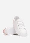 Biało-Różowe Sneakersy Dynilea