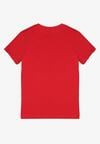 Czerwona T-shirt z Bawełny Haidippe