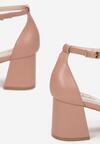 Pantofi cu toc Roz