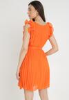 Pomarańczowa Sukienka Asoomeda