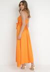 Pomarańczowa Sukienka Phileis