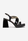Czarne Sandały Ampomene