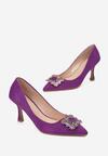 Pantofi stiletto Mov
