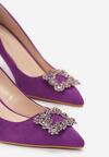 Pantofi stiletto Mov