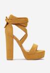 Żółte Sandały Qema