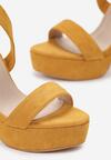 Żółte Sandały Qema