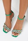 Zielone Sandały Aedasia