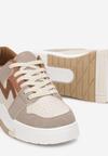 Ciemnobeżowe Sneakersy Maliya