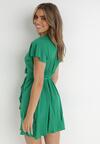 Zielona Sukienka z Wiskozy Nouse