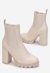 Beżowe Botki Jessice