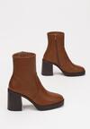 Brązowe Botki Kinet