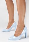 Pantofi cu toc Albastru deschis
