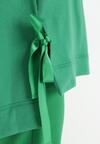 Zielona Bluza Oversize z Kapturem Kulsum