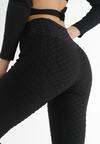 Czarne Legginsy High Waist Push Up Dayi