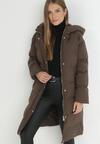 Brązowa Kurtka Pikowana Onnwuen