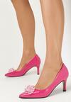 Pantofi cu toc Fucsia