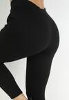 Czarne Legginsy z Kieszeniami Mayfly