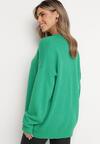 Zielony Sweter z Wiskozy Oversize Yorate