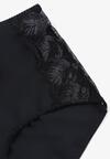 Czarne Majtki Figi z Koronką Kithitts