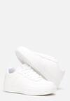 Białe Sneakersy Sznurowane Finos