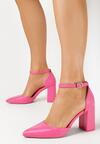 Pantofi cu toc Fucsia